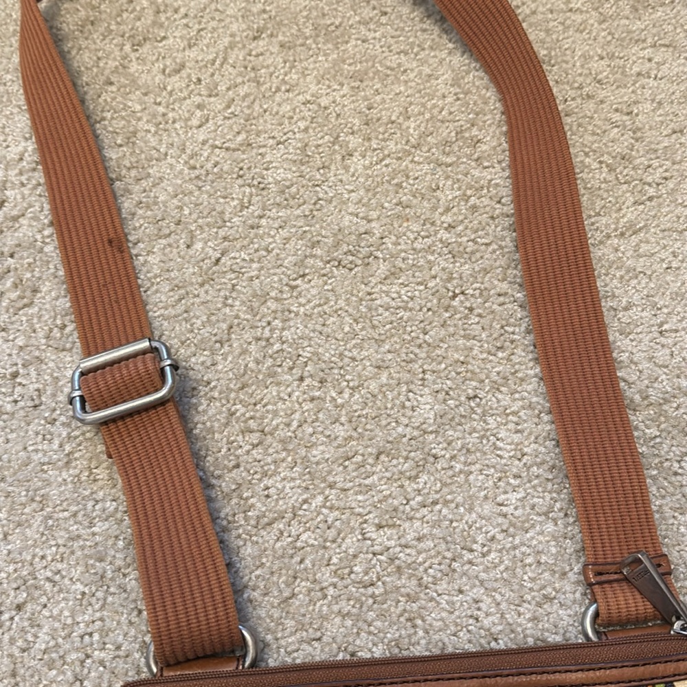 Fossil Key-Per Multi Color Cross Body Bag - image 7